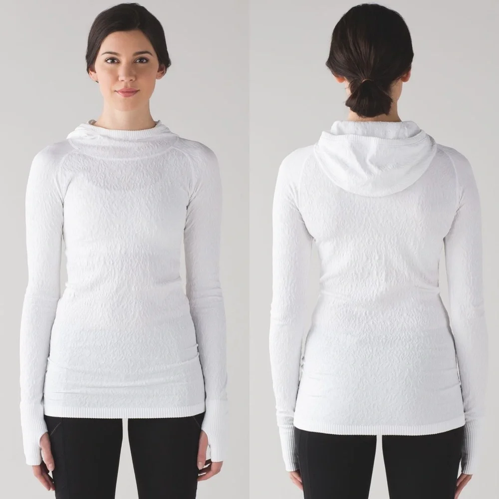 Lululemon Rest Less Hoodie White 6
